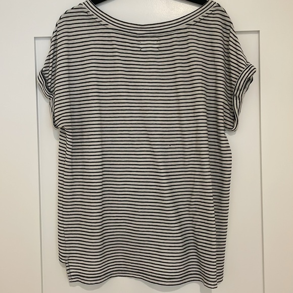B&W Striped Lou & Grey Tee - Picture 3 of 3